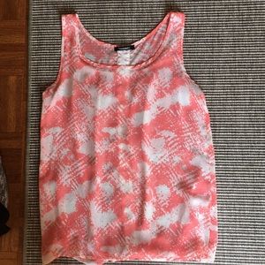 Pink and white blouse